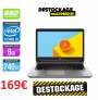 Hp ProBook 640 Intel Core i5-4200U 2.30 GHz / 8Go RAM DDR4 / SSD 240Go / 14' HD - LED / WiFi / Windows 10