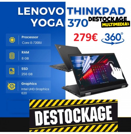 Lenovo Yoga 370 Core i5-7200 8GB 256SSD Tactile Windows 11